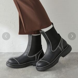 Ganni Black Everyday Mid Chelsea Boots